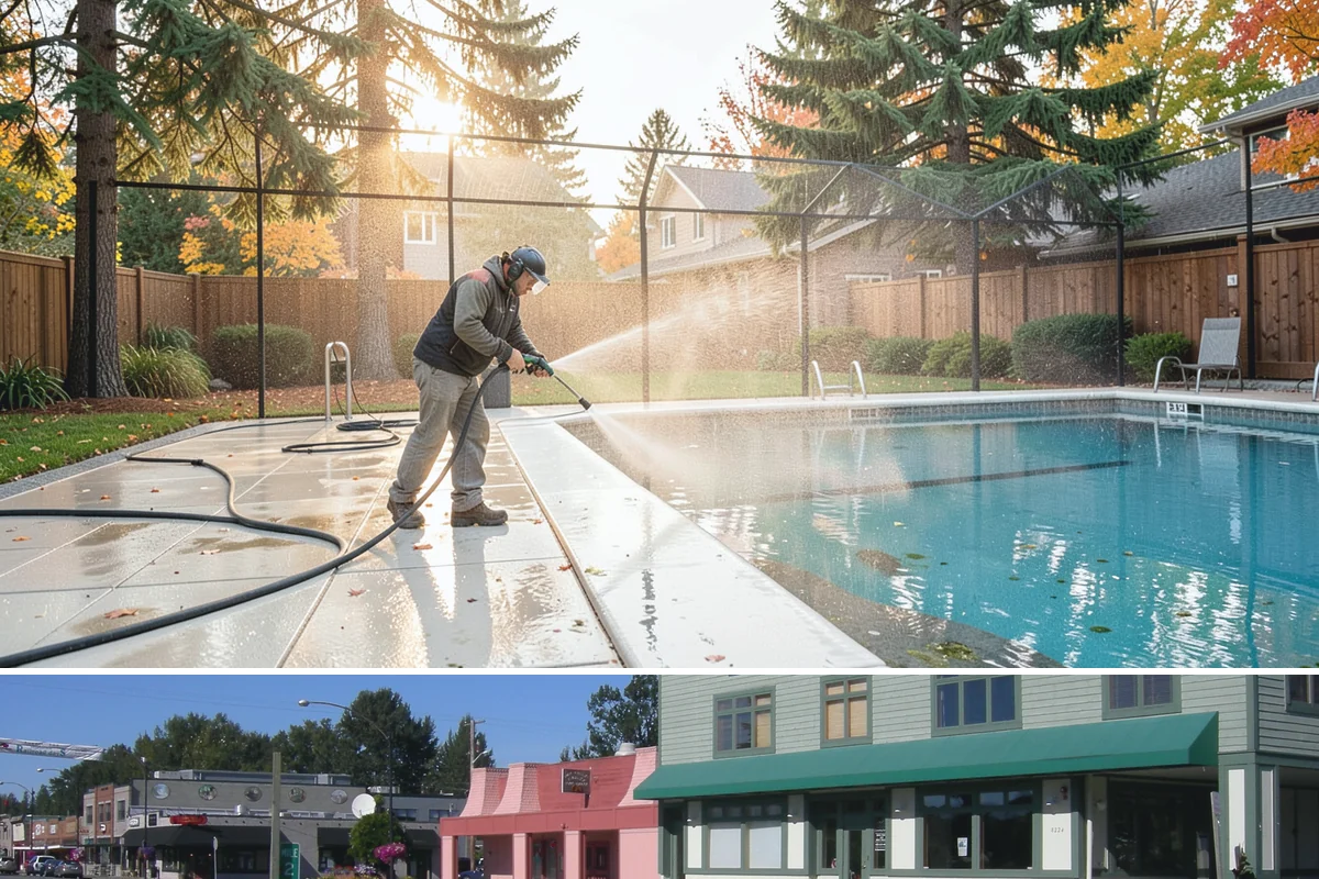 New Construction Cleaning in Snoqualmie, King County, WA - New construction cleaning happens at completion regardless of season, though dry weather helps fresh finishes cure and rinse...