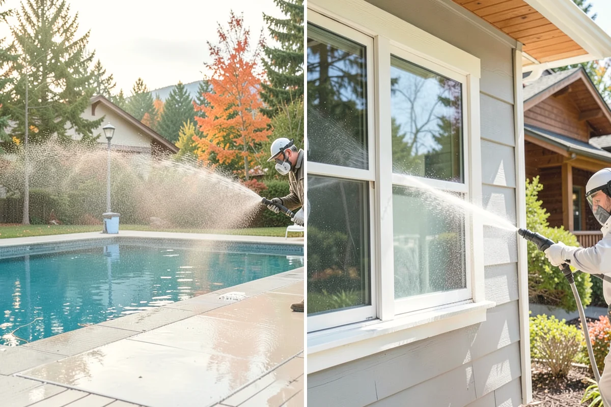 New Construction Cleaning in Steilacoom, Pierce County, WA - Inspect finishes and identify residue types
