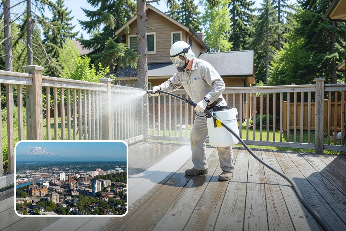 New Construction Cleaning in Tacoma, Pierce County, WA - Reveals the finished exterior for handover