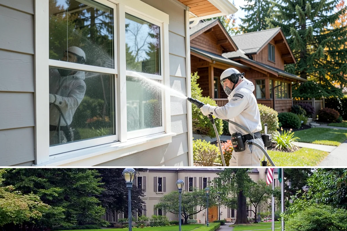 New Construction Cleaning in Woodinville, King County, WA - New construction cleaning happens at completion regardless of season, though dry weather helps fresh finishes cure and rinse...