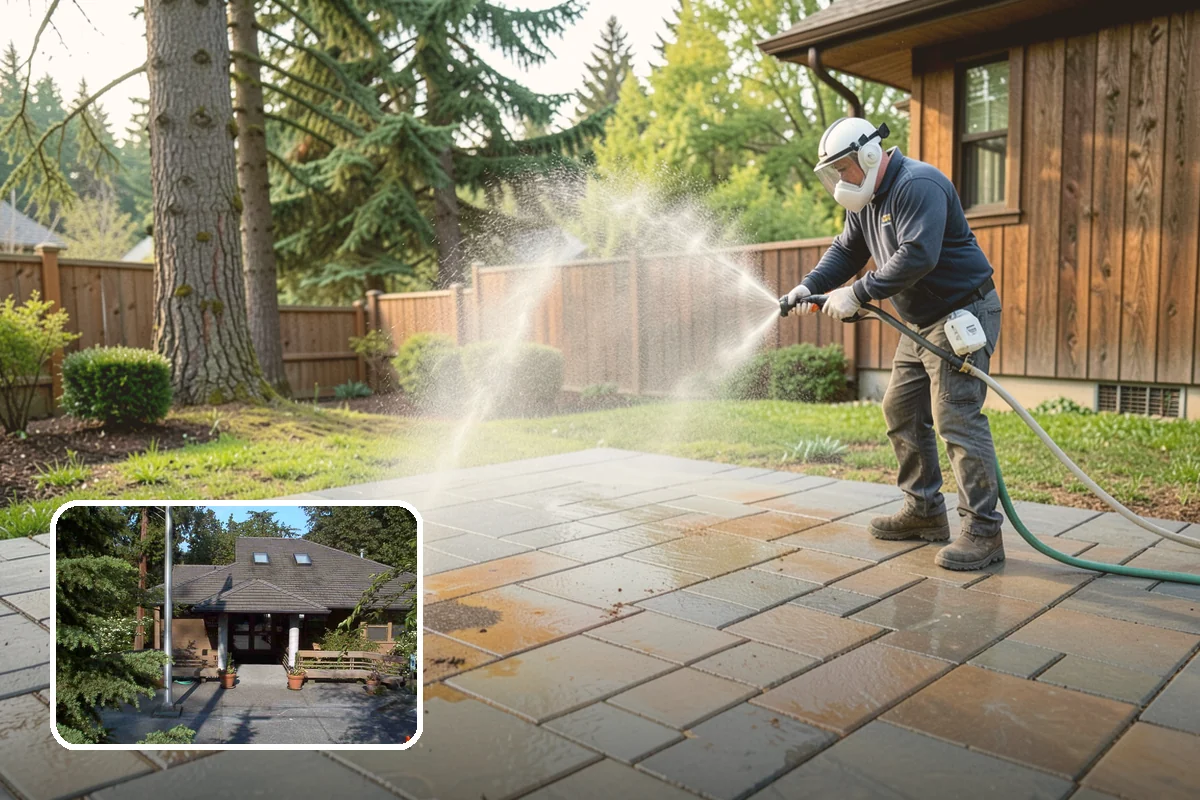 New Construction Cleaning in Yarrow Point, King County, WA - Reveals the finished exterior for handover