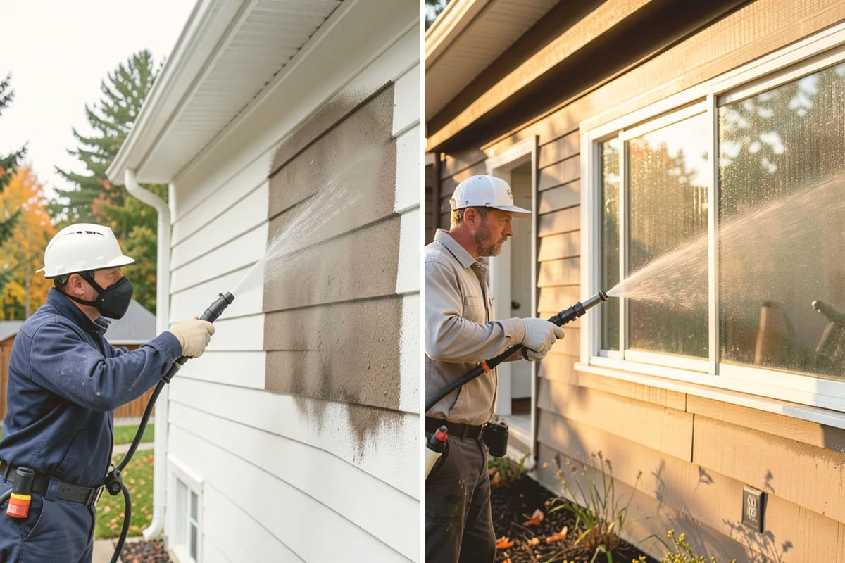 New Homeowner Exterior Cleaning in Algona, King County, WA - Tour the new property and note every exterior surface