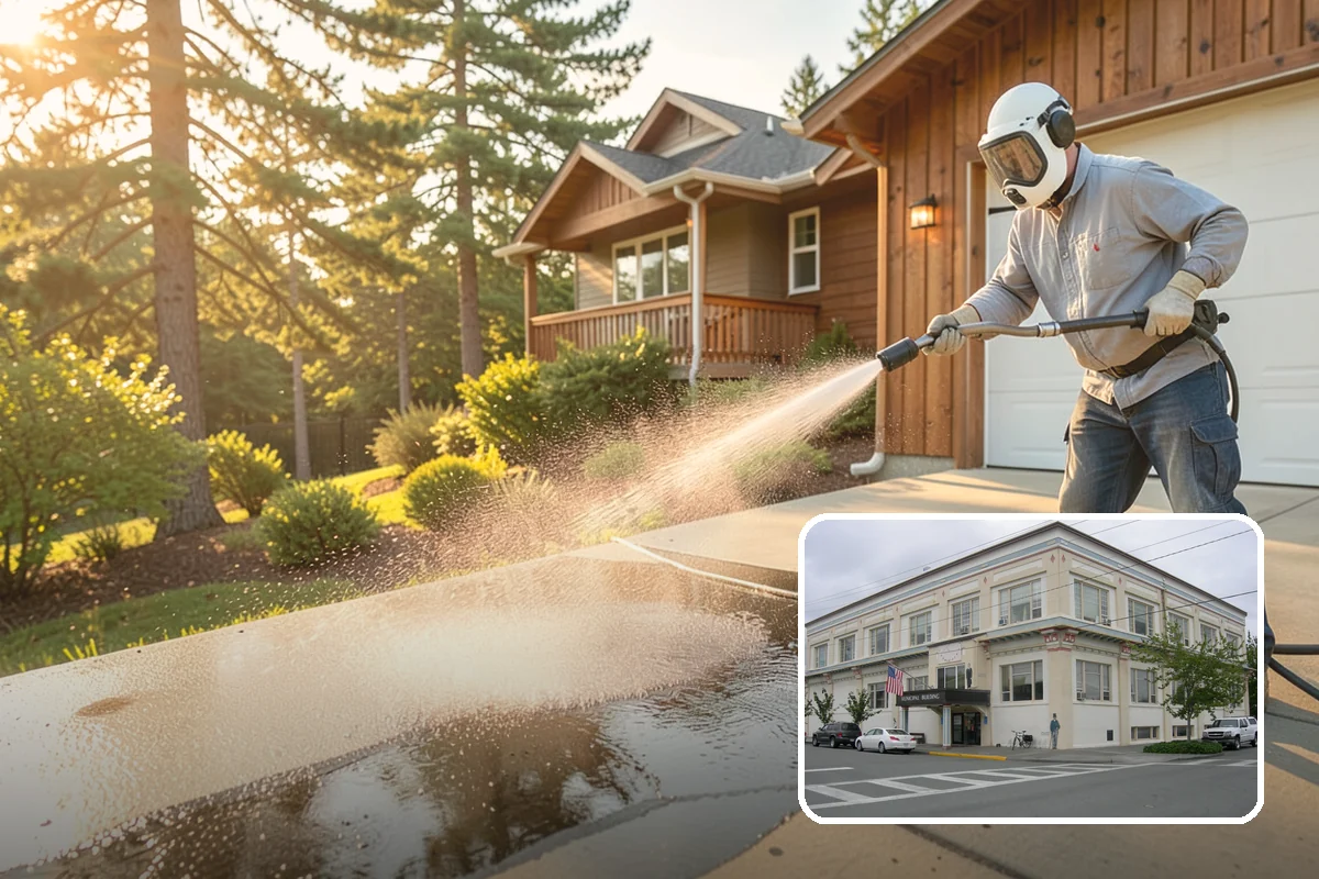 New Homeowner Exterior Cleaning in Anacortes, Skagit County, WA - Establishes a clean exterior baseline for new owners