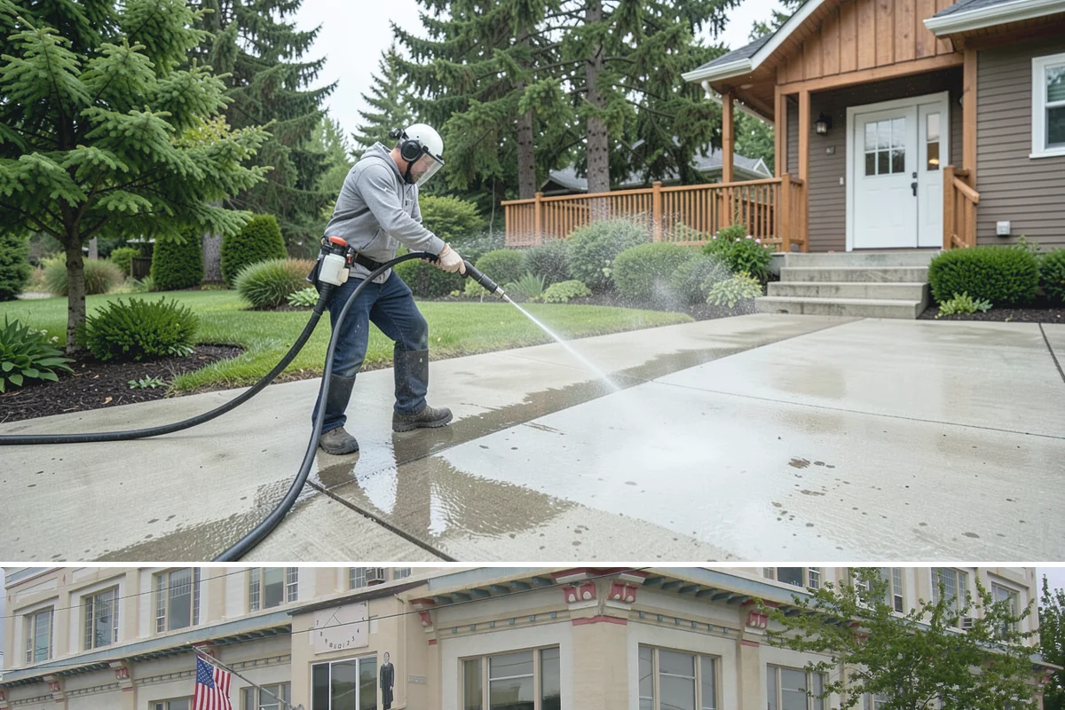 New Homeowner Exterior Cleaning in Anacortes, Skagit County, WA - Best done soon after moving in, during a dry stretch, to reset the exterior before starting a regular maintenance routine.