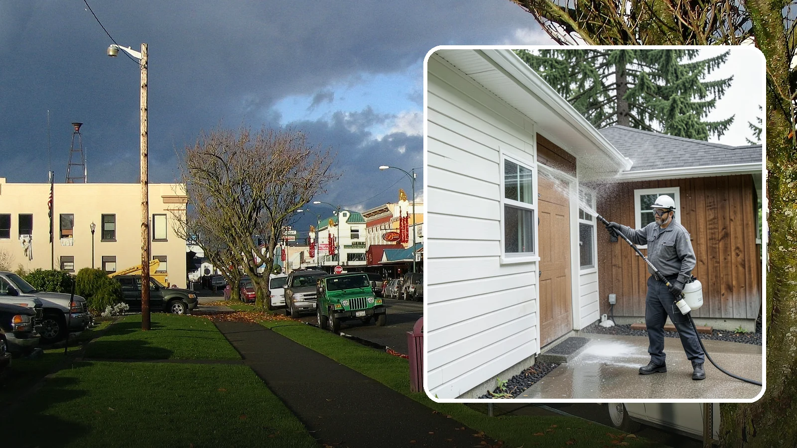 New Homeowner Exterior Cleaning in Arlington, Snohomish County, WA - New homeowner exterior cleaning welcomes you to your home with a complete outside wash that establishes a clean baseline to...