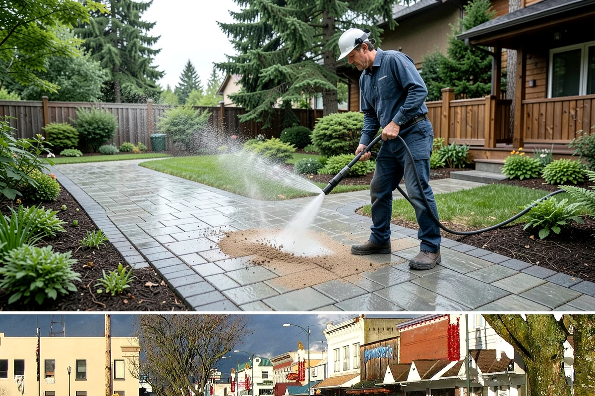 New Homeowner Exterior Cleaning in Arlington, Snohomish County, WA - Best done soon after moving in, during a dry stretch, to reset the exterior before starting a regular maintenance routine.
