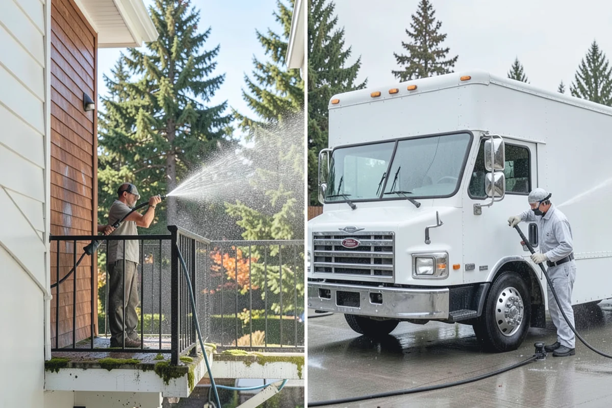 New Homeowner Exterior Cleaning in Auburn, King County, WA - Tour the new property and note every exterior surface