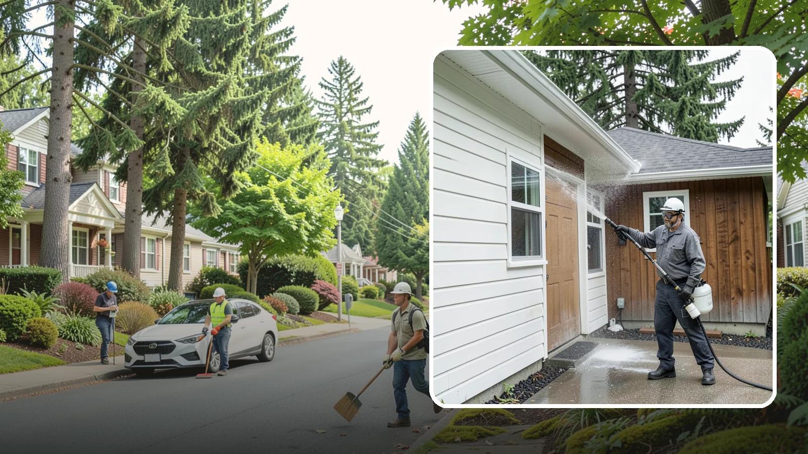 New Homeowner Exterior Cleaning in Beaux Arts Village, King County, WA - New homeowner exterior cleaning welcomes you to your home with a complete outside wash that establishes a clean baseline to...