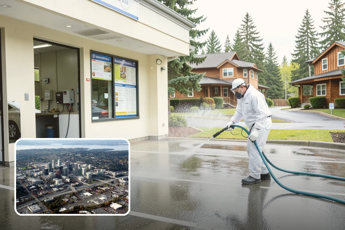 New Homeowner Exterior Cleaning in Bellevue, King County, WA - Establishes a clean exterior baseline for new owners