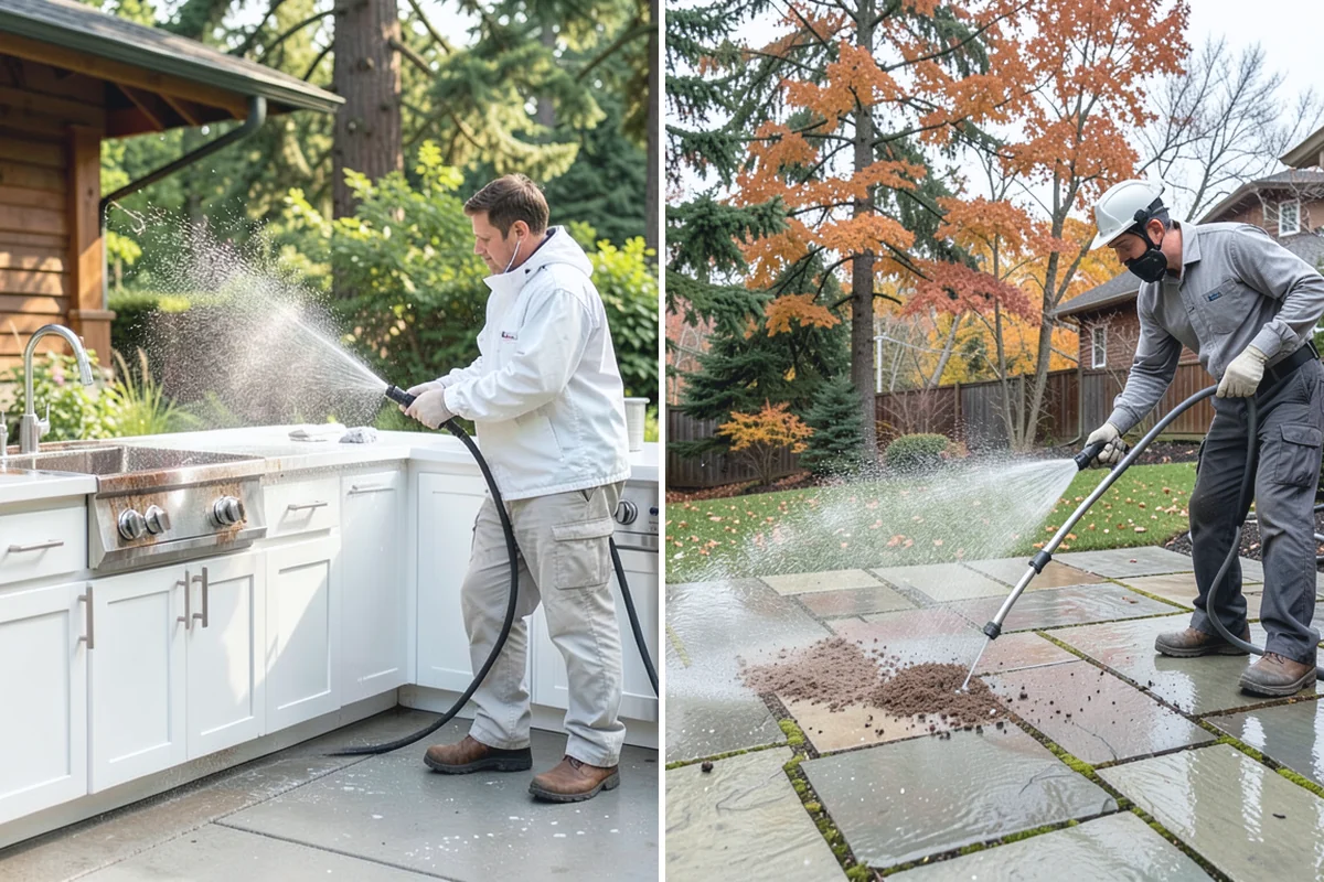 New Homeowner Exterior Cleaning in Bonney Lake, Pierce County, WA - Tour the new property and note every exterior surface