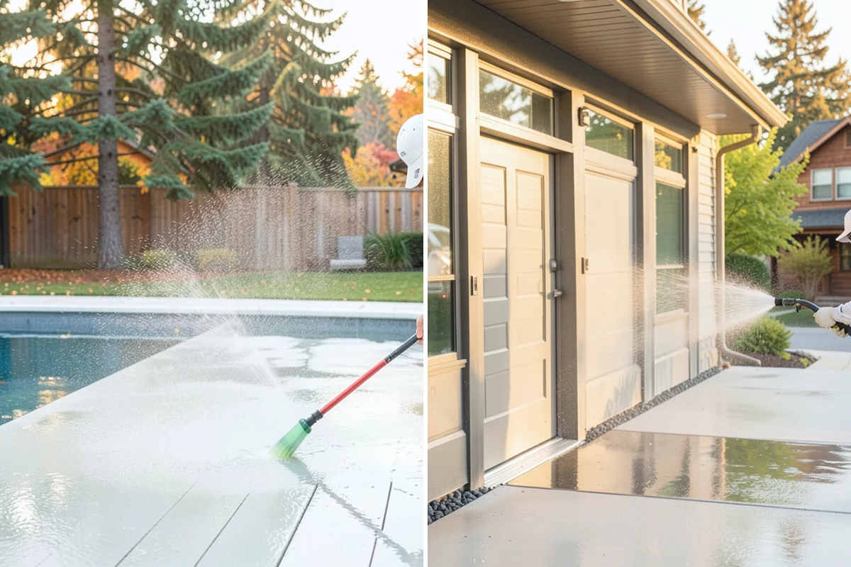 New Homeowner Exterior Cleaning in Buckley, Pierce County, WA - Tour the new property and note every exterior surface