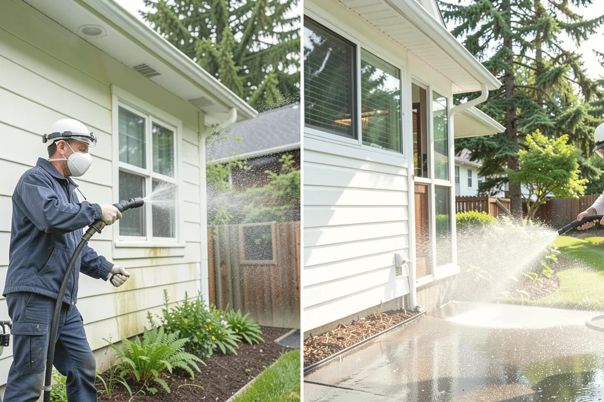 New Homeowner Exterior Cleaning in Burien, King County, WA - Tour the new property and note every exterior surface