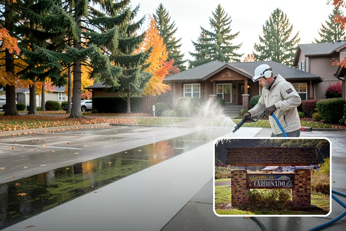 New Homeowner Exterior Cleaning in Carbonado, Pierce County, WA - Establishes a clean exterior baseline for new owners