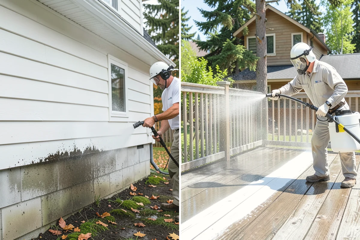 New Homeowner Exterior Cleaning in Carnation, King County, WA - Tour the new property and note every exterior surface