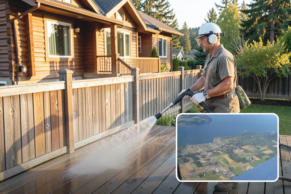 New Homeowner Exterior Cleaning in Coupeville, Island County, WA - Establishes a clean exterior baseline for new owners