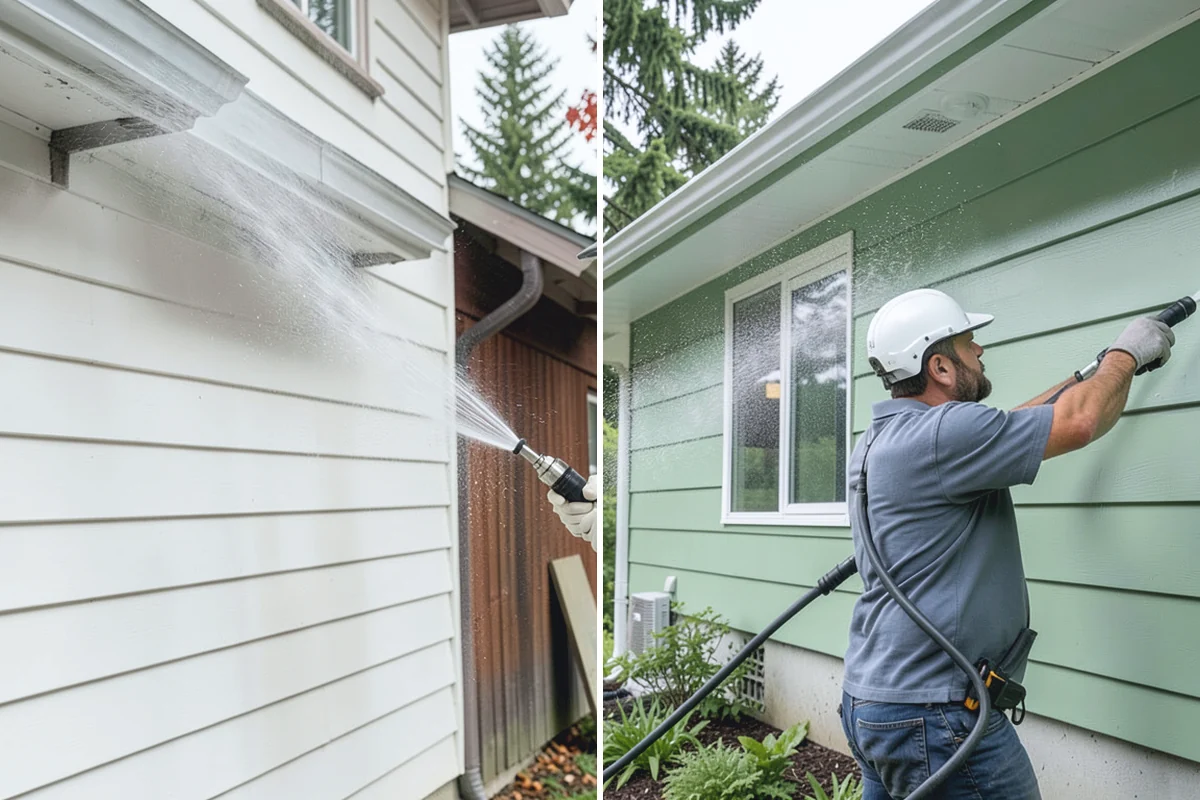 New Homeowner Exterior Cleaning in Coupeville, Island County, WA - Tour the new property and note every exterior surface