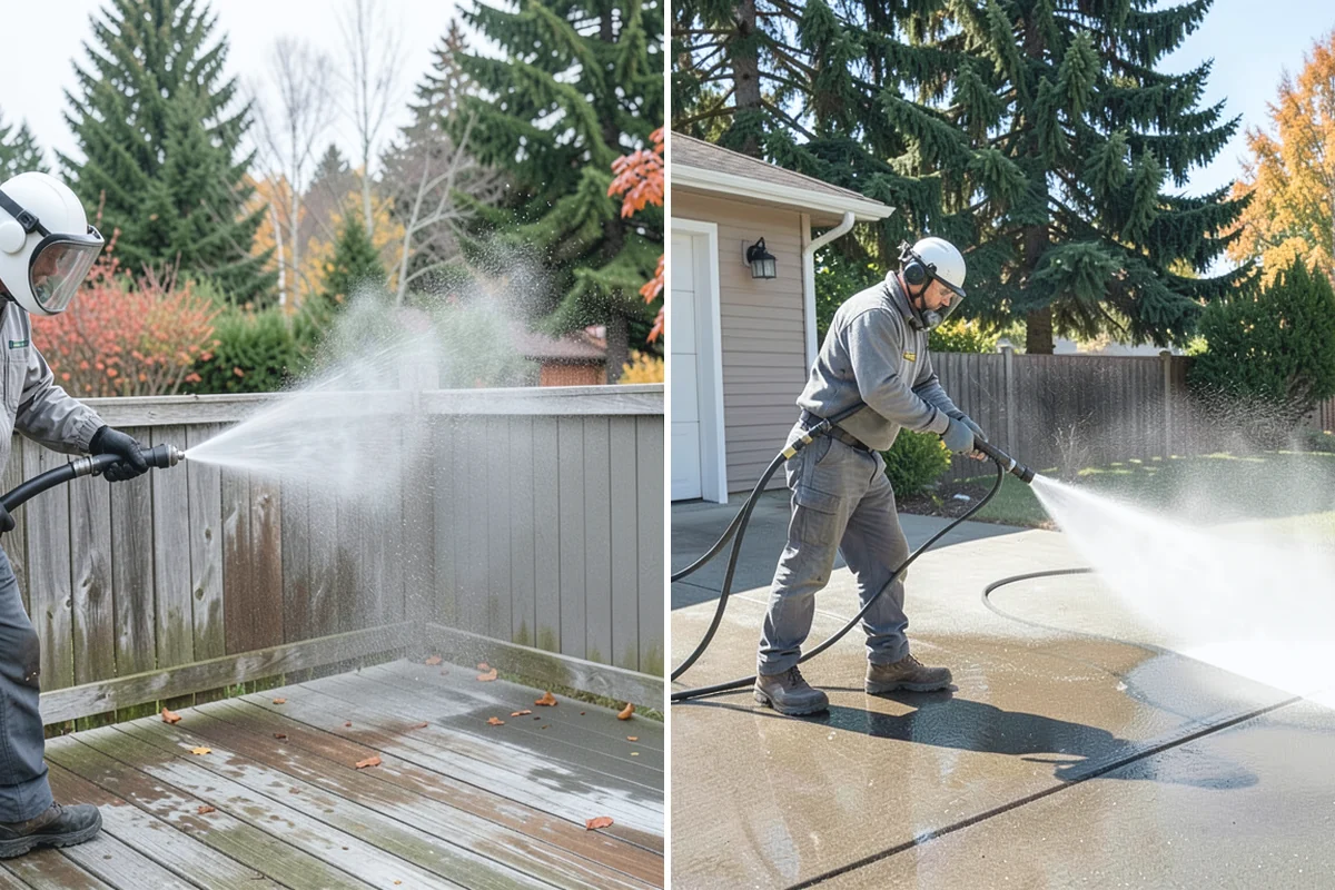 New Homeowner Exterior Cleaning in Des Moines, King County, WA - Tour the new property and note every exterior surface