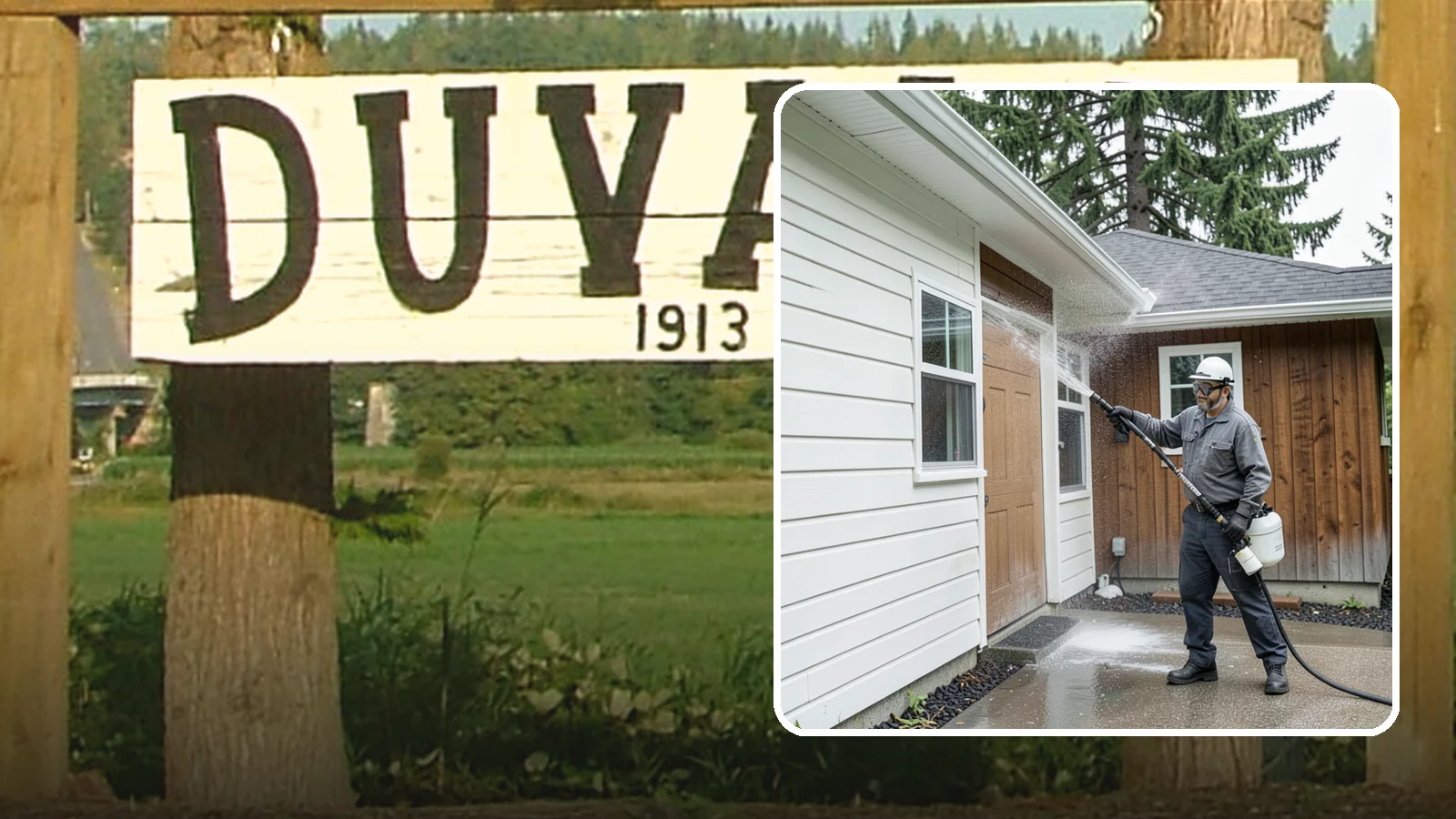 New Homeowner Exterior Cleaning in Duvall, King County, WA - New homeowner exterior cleaning welcomes you to your home with a complete outside wash that establishes a clean baseline to...