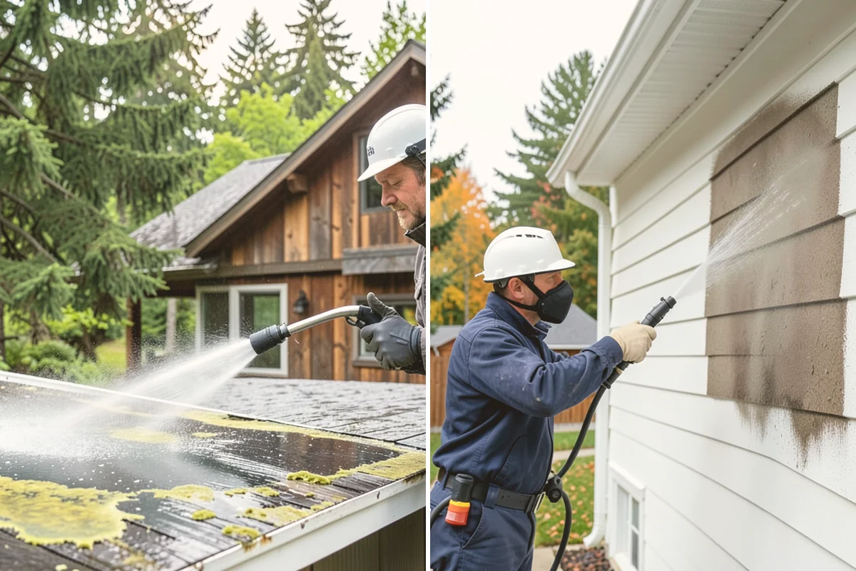 New Homeowner Exterior Cleaning in Eatonville, Pierce County, WA - Tour the new property and note every exterior surface