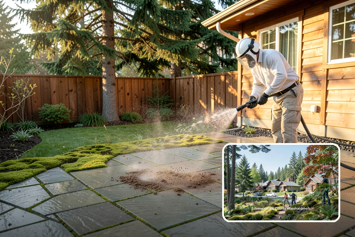 New Homeowner Exterior Cleaning in Edgewood, Pierce County, WA - Establishes a clean exterior baseline for new owners