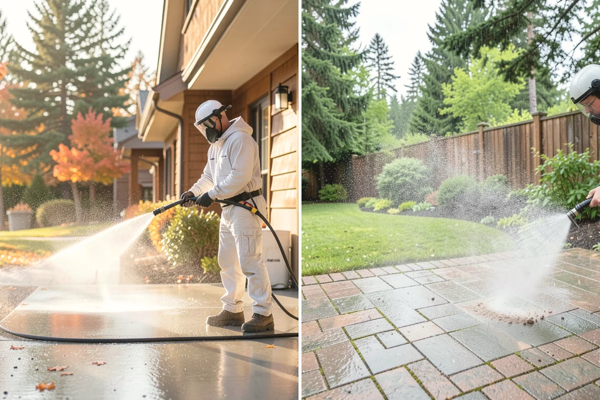 New Homeowner Exterior Cleaning in Edgewood, Pierce County, WA - Tour the new property and note every exterior surface