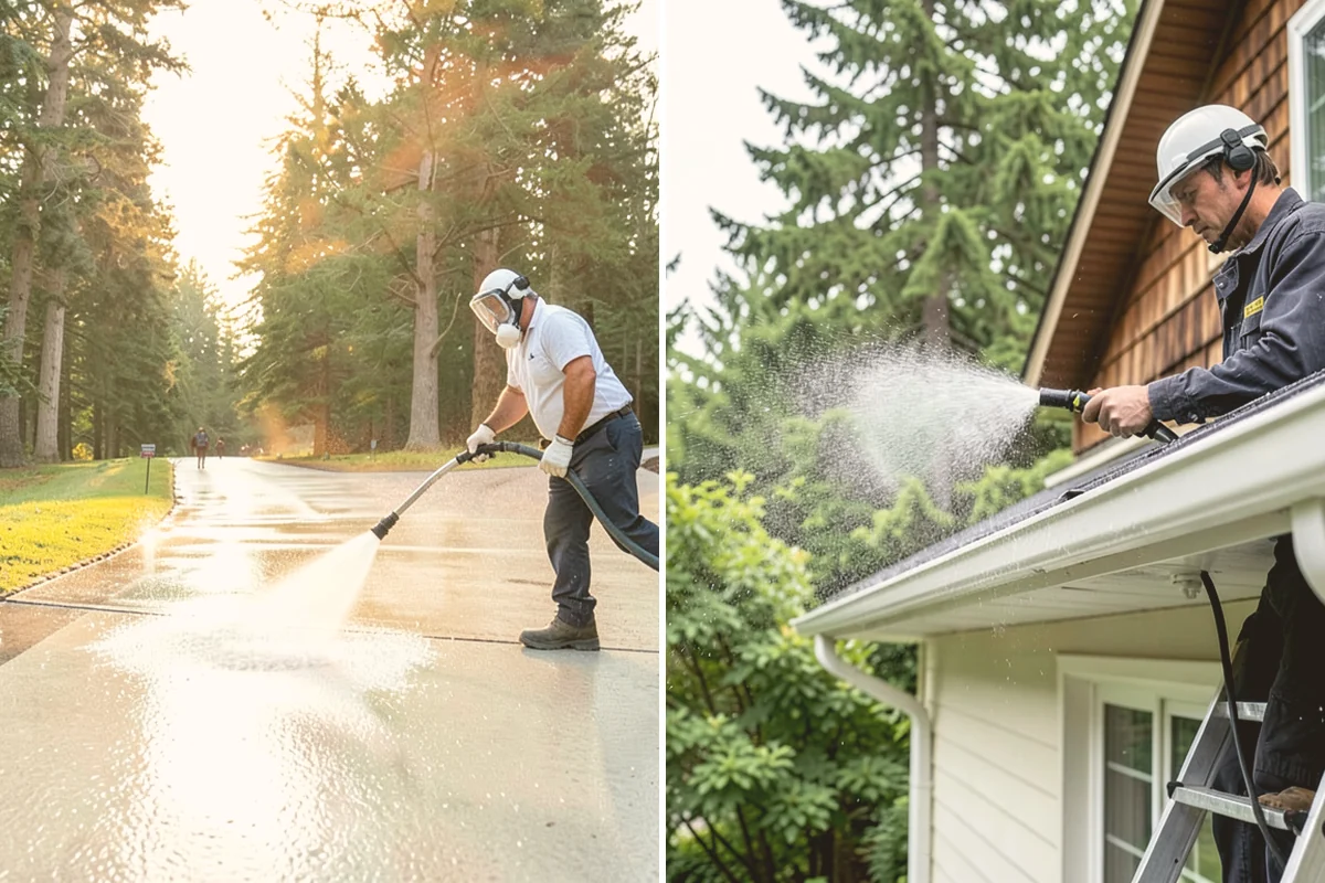 New Homeowner Exterior Cleaning in Edmonds, Snohomish County, WA - Tour the new property and note every exterior surface