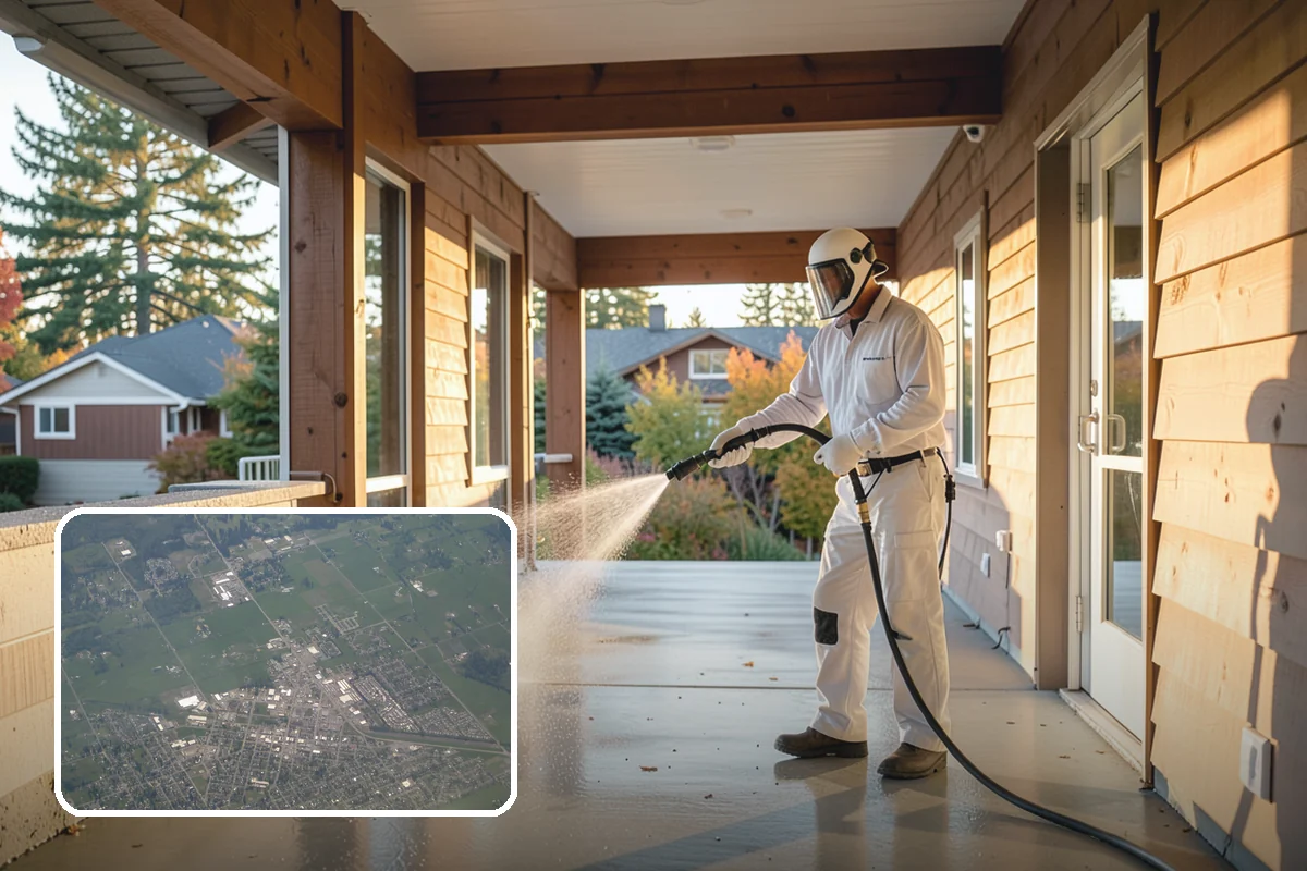 New Homeowner Exterior Cleaning in Enumclaw, King County, WA - Establishes a clean exterior baseline for new owners