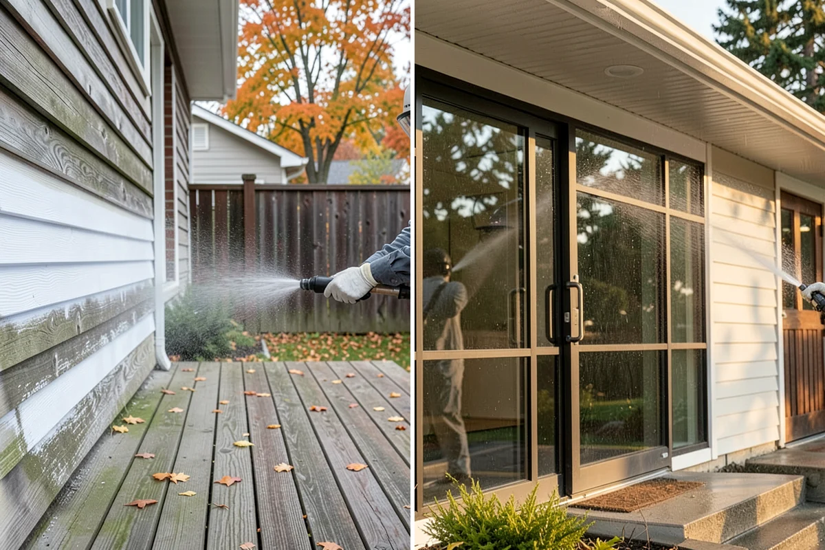New Homeowner Exterior Cleaning in Enumclaw, King County, WA - Tour the new property and note every exterior surface