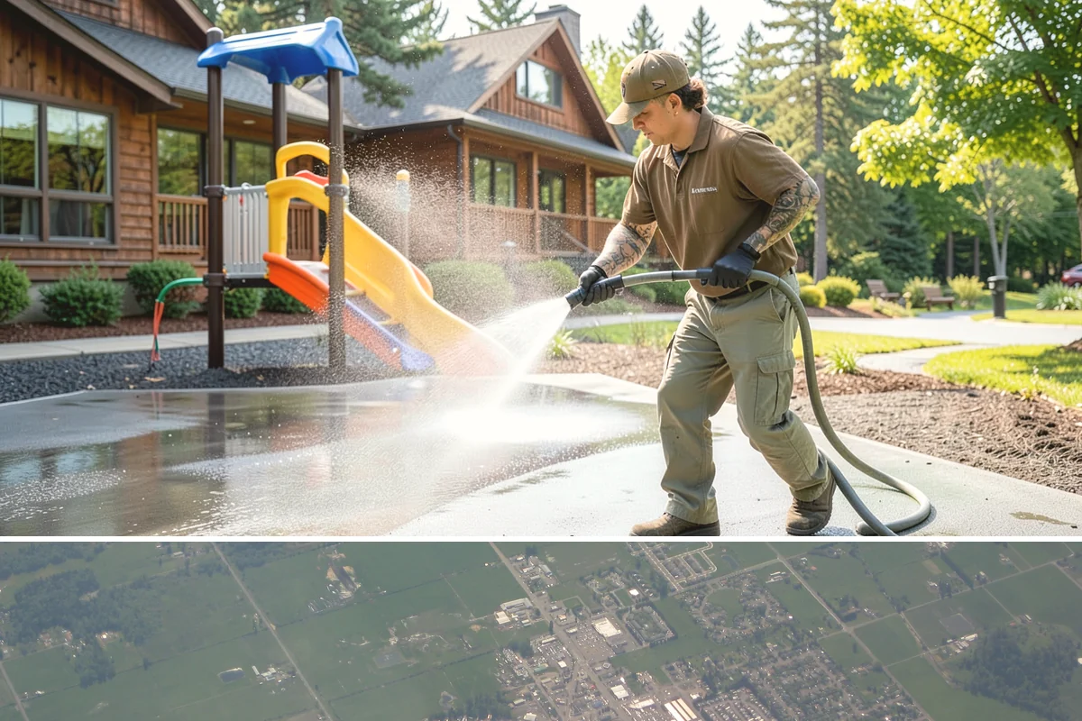 New Homeowner Exterior Cleaning in Enumclaw, King County, WA - Best done soon after moving in, during a dry stretch, to reset the exterior before starting a regular maintenance routine.