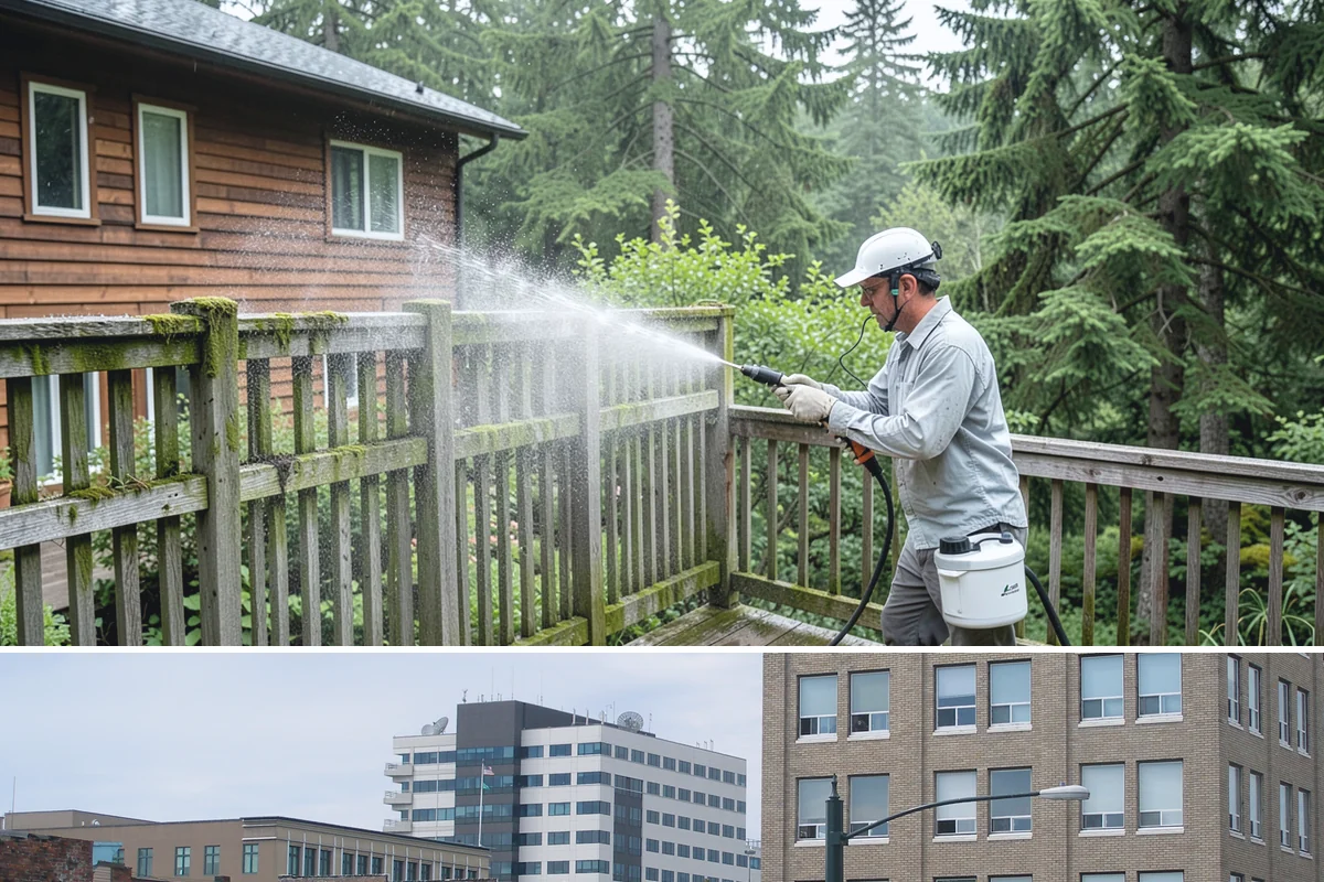 New Homeowner Exterior Cleaning in Everett, Snohomish County, WA - Best done soon after moving in, during a dry stretch, to reset the exterior before starting a regular maintenance routine.