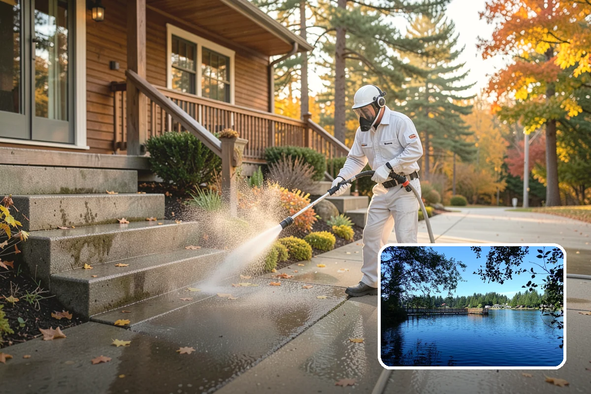 New Homeowner Exterior Cleaning in Federal Way, King County, WA - Establishes a clean exterior baseline for new owners
