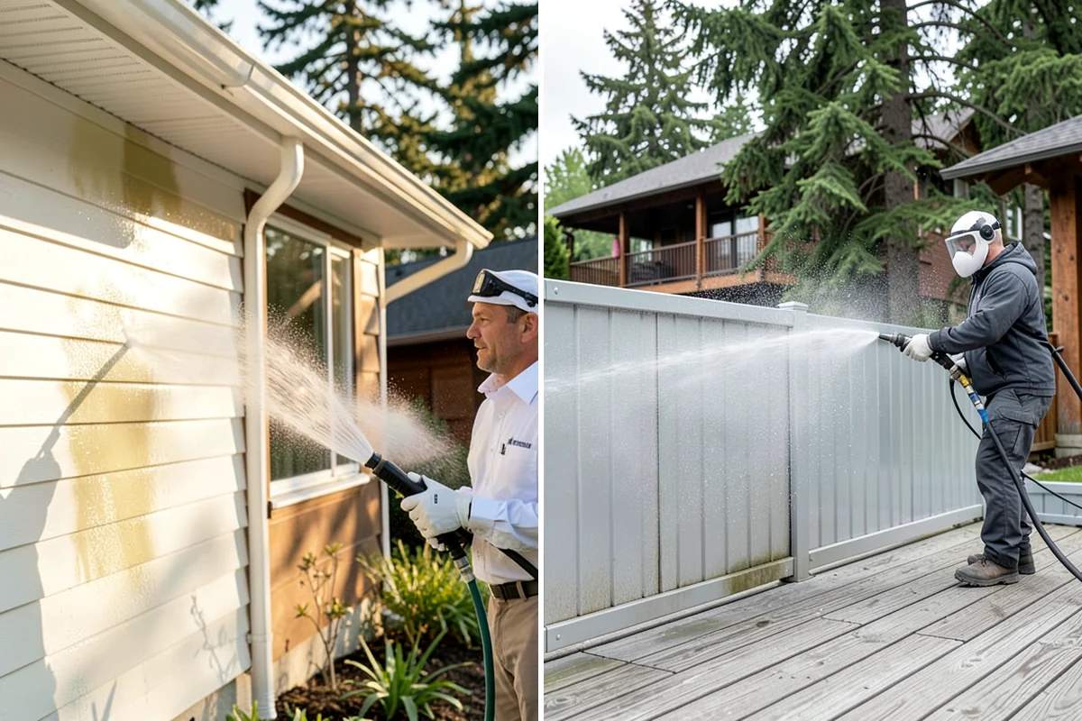 New Homeowner Exterior Cleaning in Federal Way, King County, WA - Tour the new property and note every exterior surface