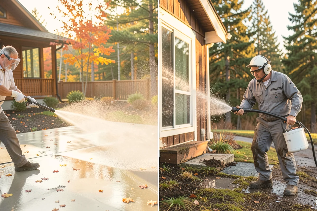 New Homeowner Exterior Cleaning in Fife, Pierce County, WA - Tour the new property and note every exterior surface