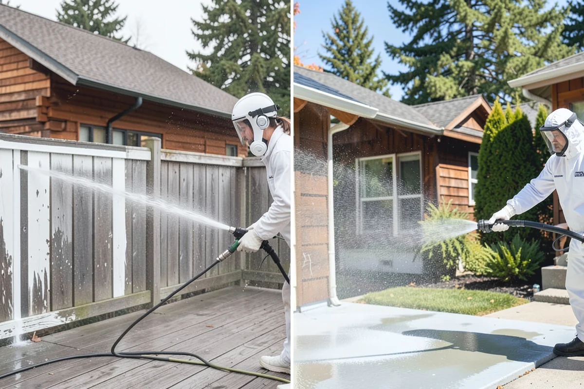 New Homeowner Exterior Cleaning in Hamilton, Skagit County, WA - Tour the new property and note every exterior surface