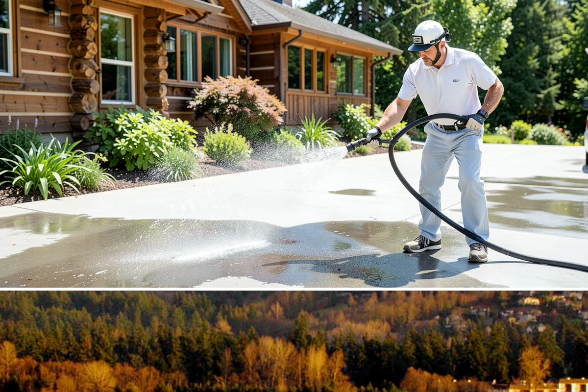New Homeowner Exterior Cleaning in Kenmore, King County, WA - Best done soon after moving in, during a dry stretch, to reset the exterior before starting a regular maintenance routine.