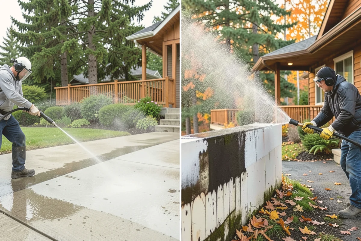 New Homeowner Exterior Cleaning in Kent, King County, WA - Tour the new property and note every exterior surface
