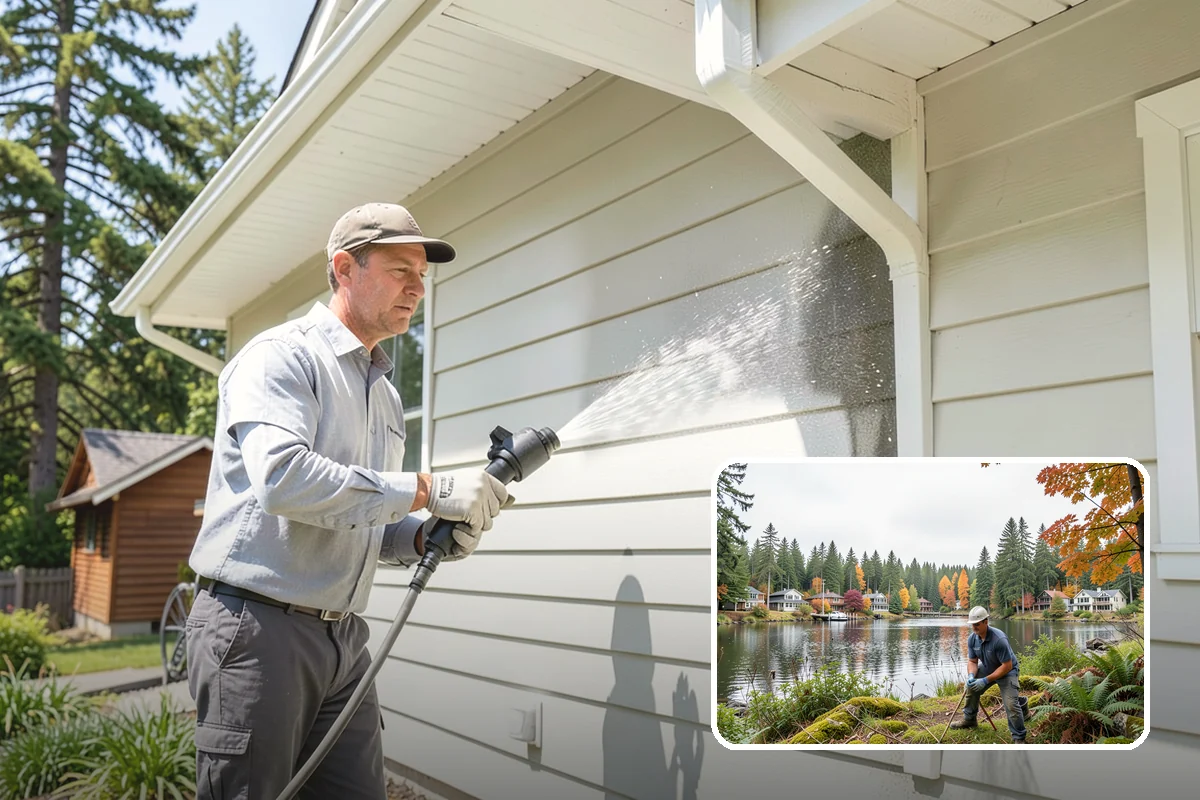 New Homeowner Exterior Cleaning in La Conner, Skagit County, WA - Establishes a clean exterior baseline for new owners