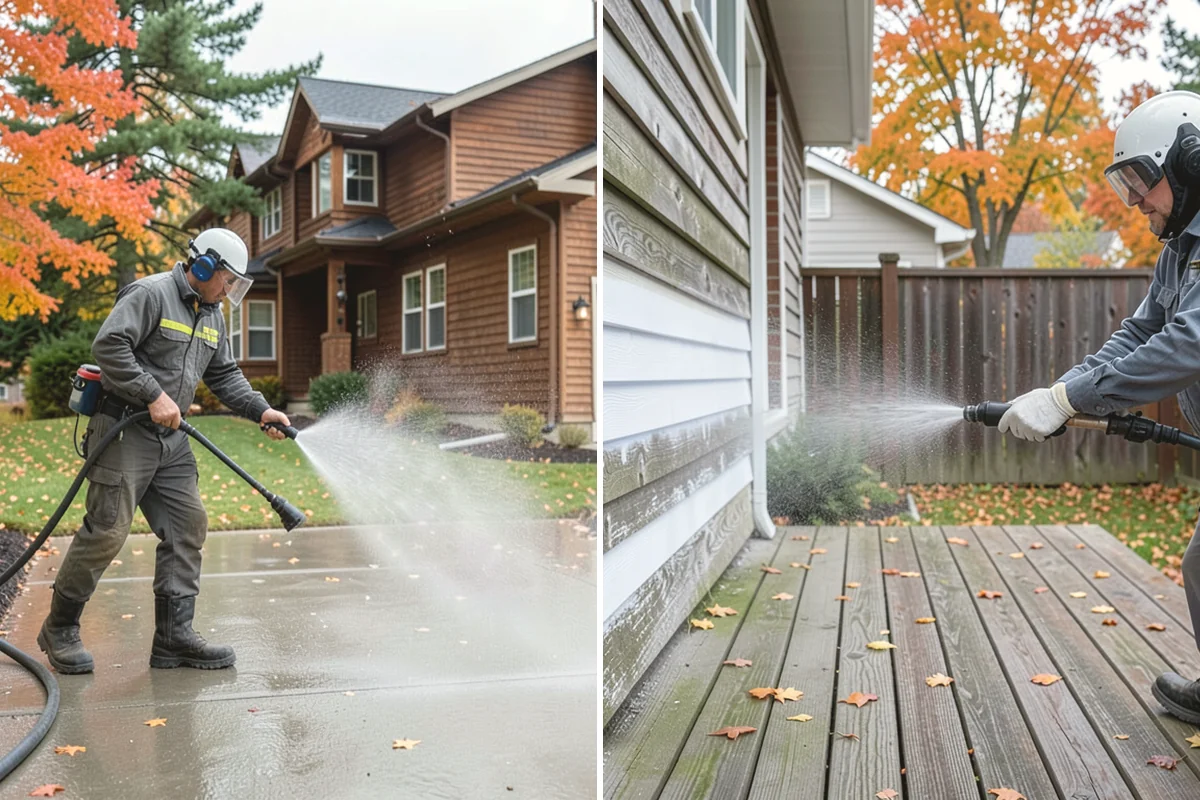 New Homeowner Exterior Cleaning in La Conner, Skagit County, WA - Tour the new property and note every exterior surface