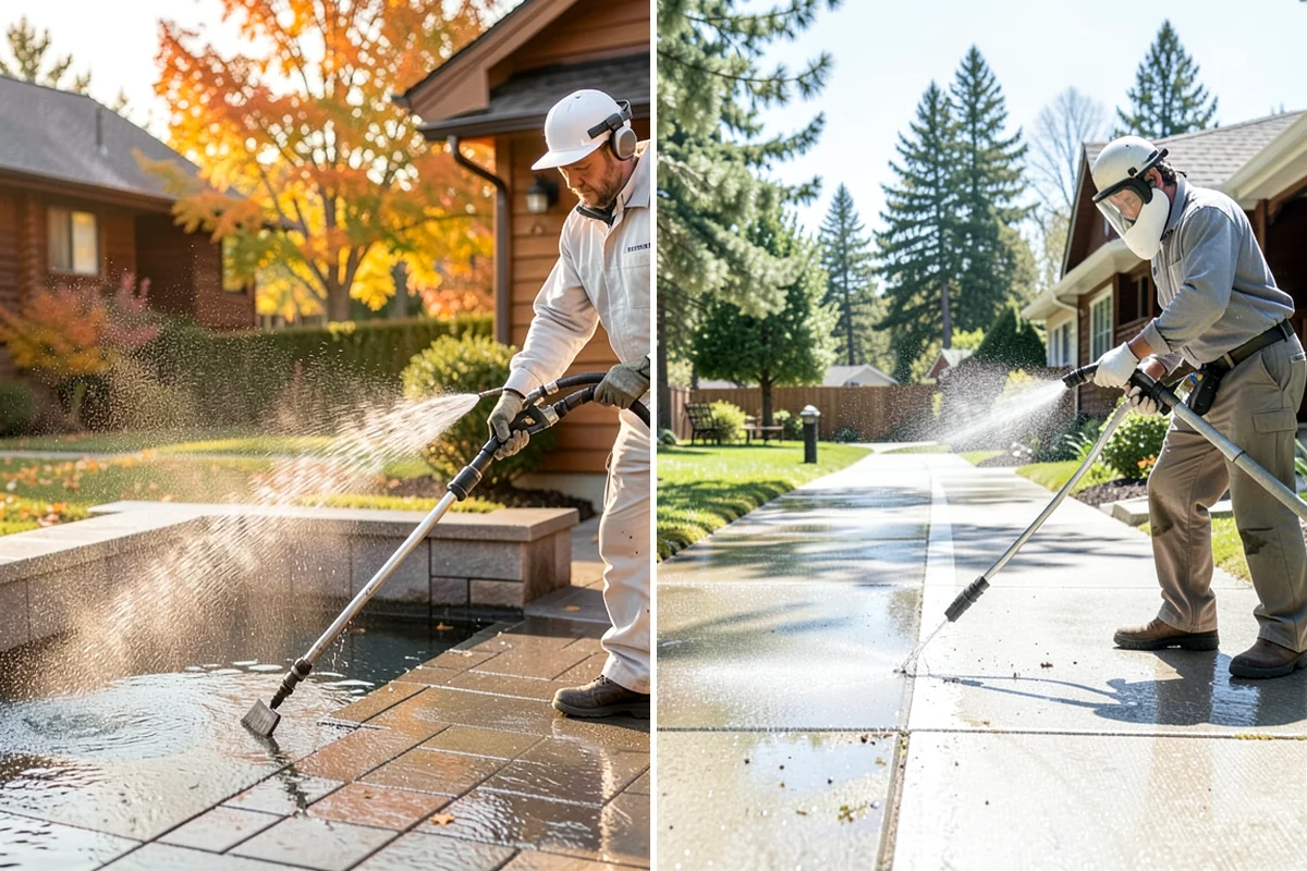 New Homeowner Exterior Cleaning in Lake Forest Park, King County, WA - Tour the new property and note every exterior surface