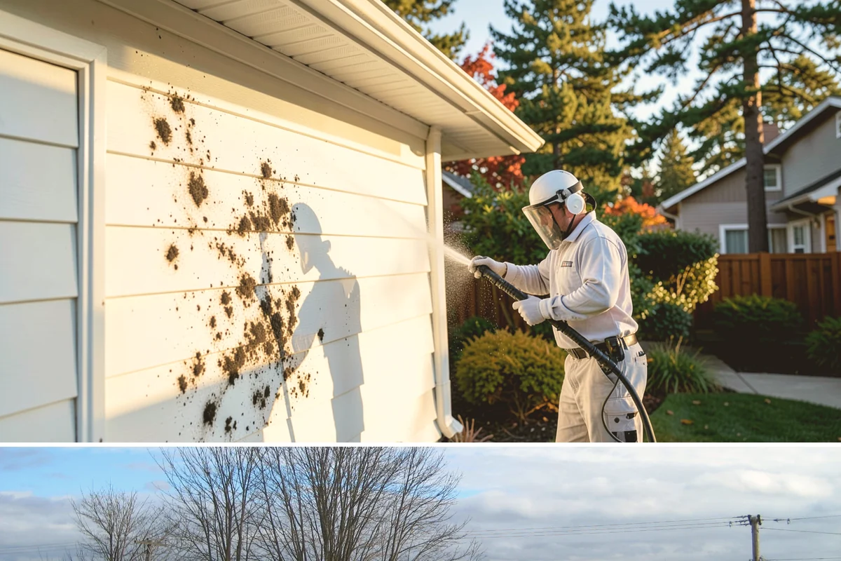 New Homeowner Exterior Cleaning in Langley, Island County, WA - Best done soon after moving in, during a dry stretch, to reset the exterior before starting a regular maintenance routine.