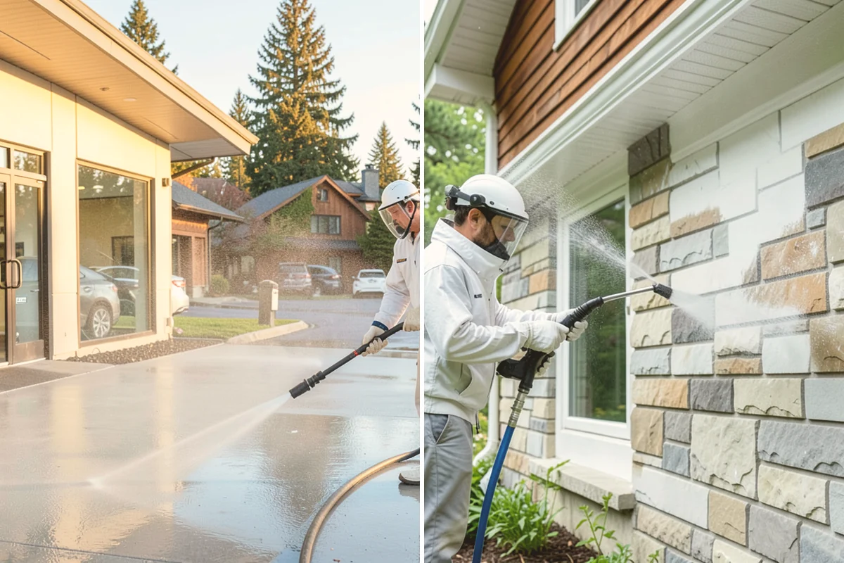 New Homeowner Exterior Cleaning in Lynnwood, Snohomish County, WA - Tour the new property and note every exterior surface