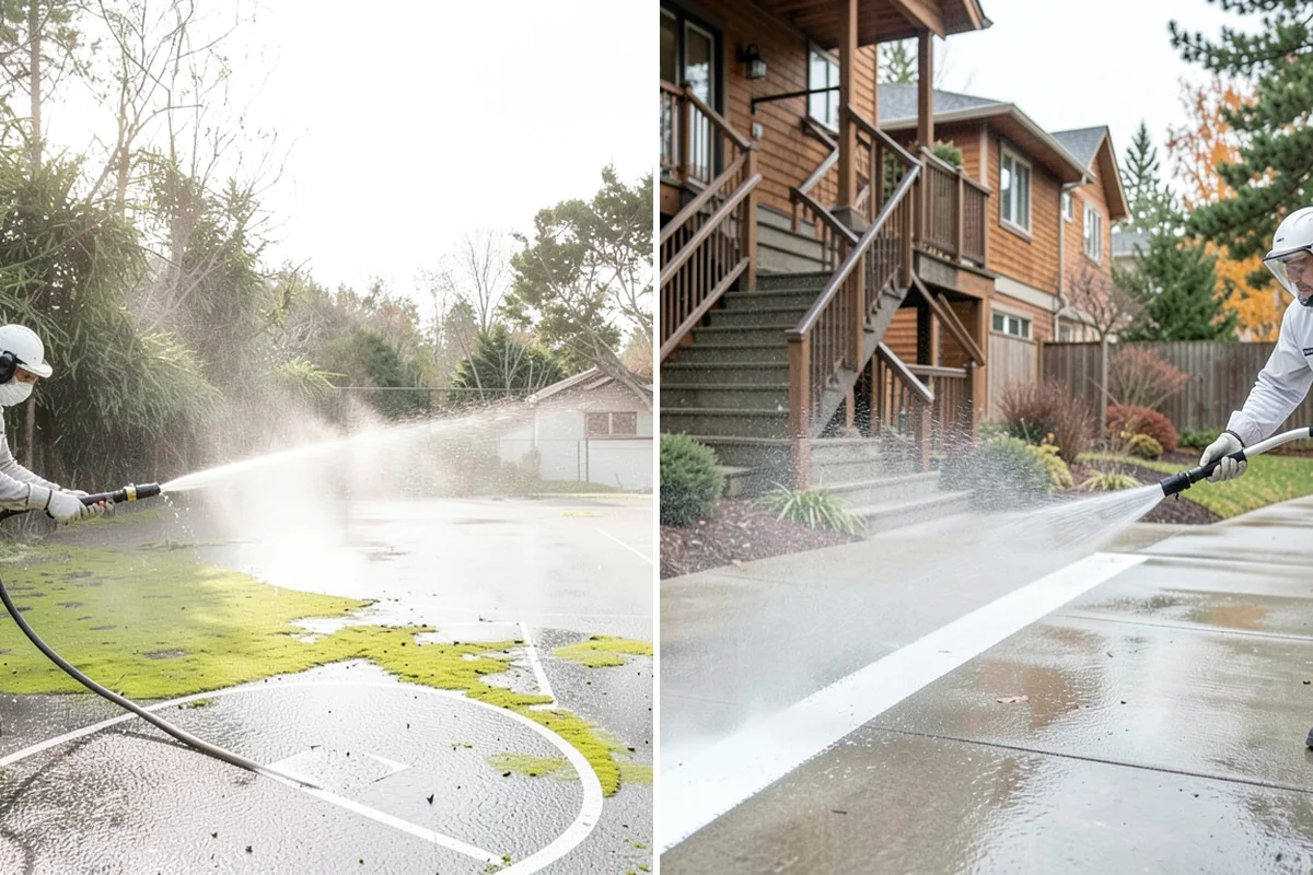 New Homeowner Exterior Cleaning in Maple Valley, King County, WA - Tour the new property and note every exterior surface