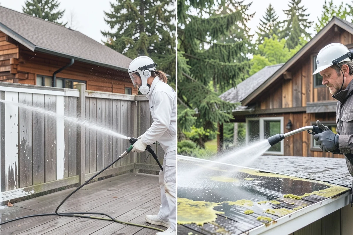 New Homeowner Exterior Cleaning in Marysville, Snohomish County, WA - Tour the new property and note every exterior surface