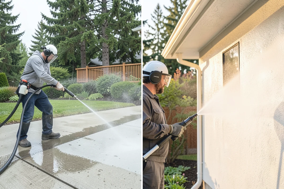 New Homeowner Exterior Cleaning in Medina, King County, WA - Tour the new property and note every exterior surface
