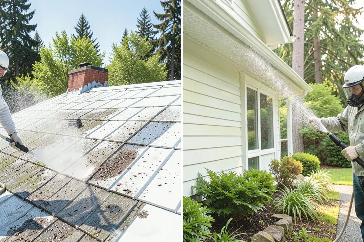 New Homeowner Exterior Cleaning in Mill Creek, Snohomish County, WA - Tour the new property and note every exterior surface