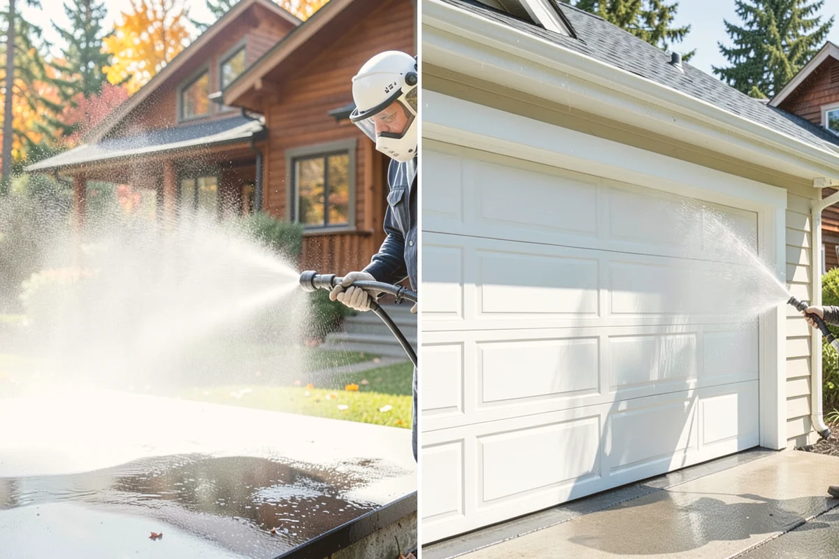 New Homeowner Exterior Cleaning in Milton, King County, WA - Tour the new property and note every exterior surface