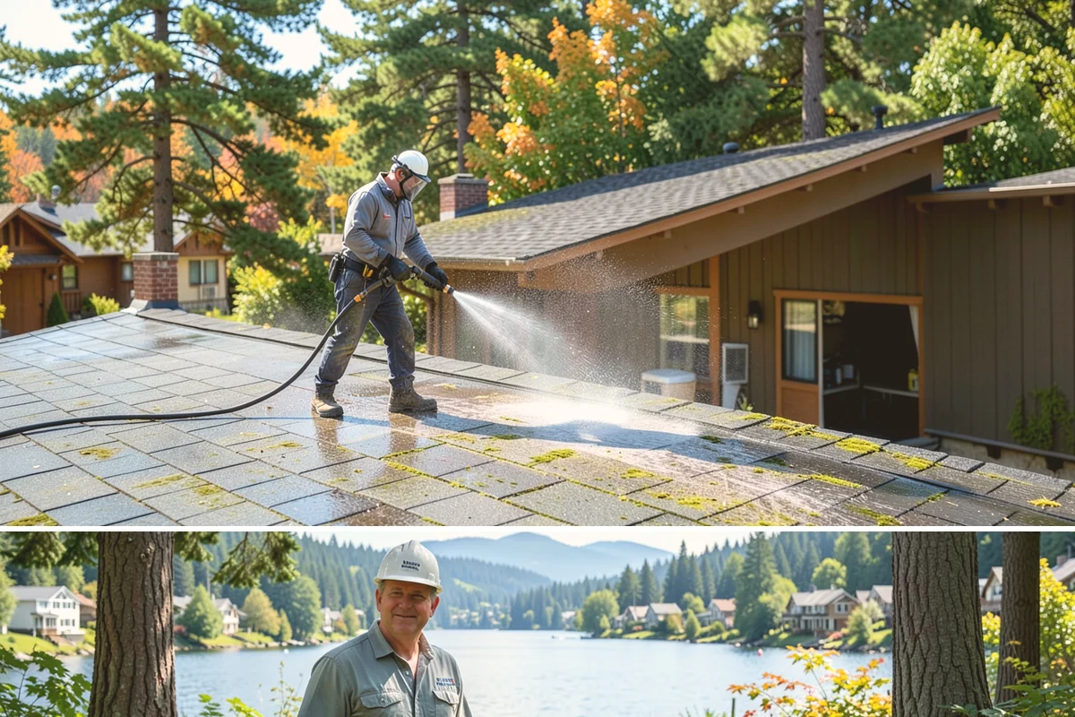 New Homeowner Exterior Cleaning in Milton, King County, WA - Best done soon after moving in, during a dry stretch, to reset the exterior before starting a regular maintenance routine.