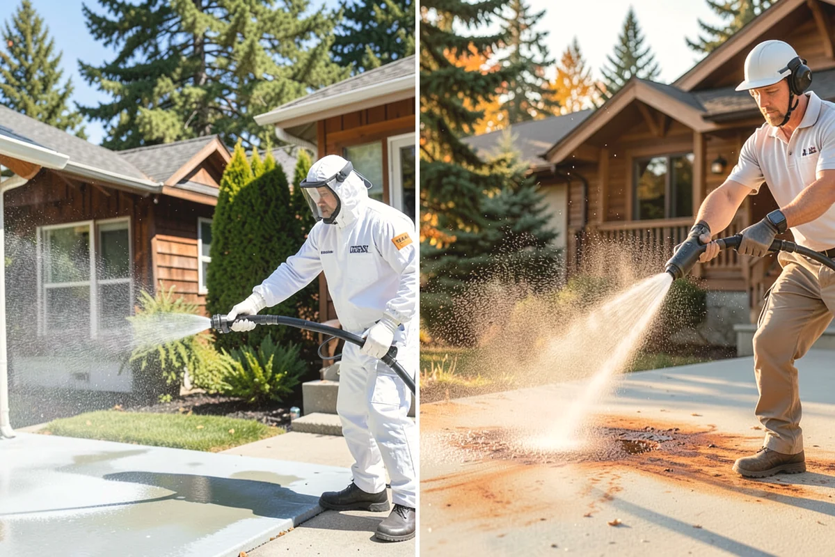 New Homeowner Exterior Cleaning in Monroe, Snohomish County, WA - Tour the new property and note every exterior surface
