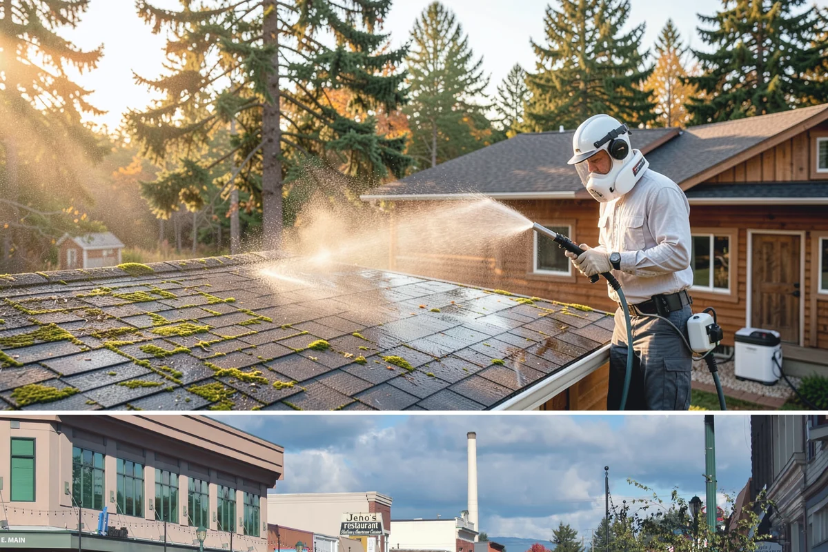 New Homeowner Exterior Cleaning in Monroe, Snohomish County, WA - Best done soon after moving in, during a dry stretch, to reset the exterior before starting a regular maintenance routine.