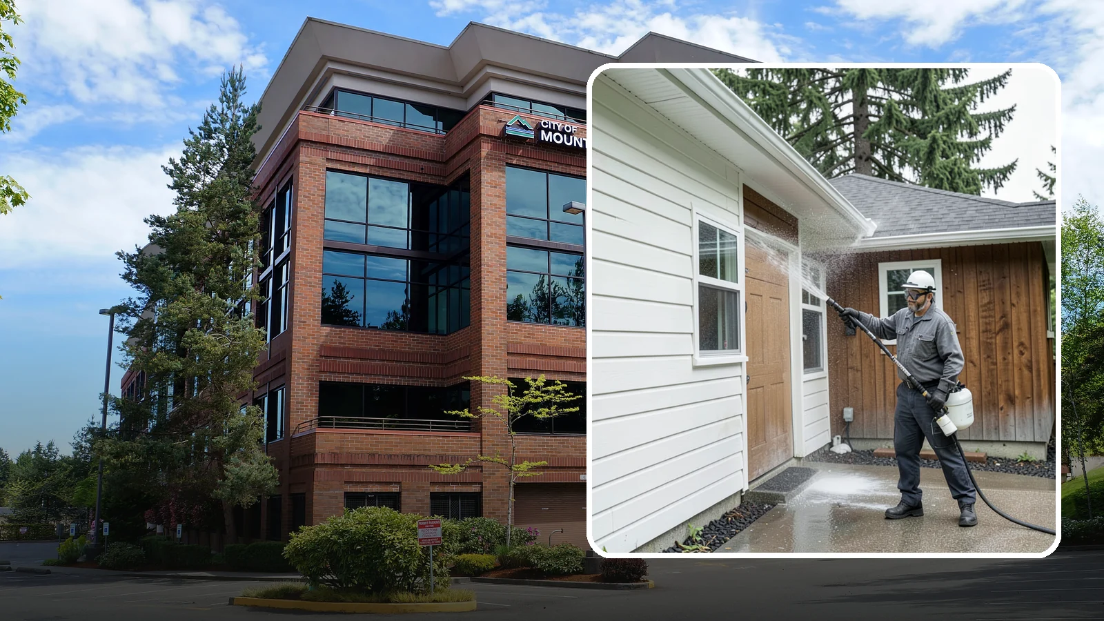 New Homeowner Exterior Cleaning in Mountlake Terrace, Snohomish County, WA - New homeowner exterior cleaning welcomes you to your home with a complete outside wash that establishes a clean baseline to...